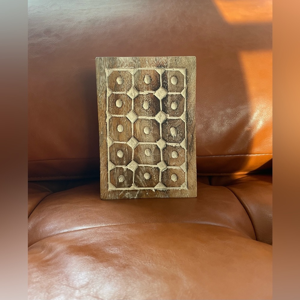 Rustic Engraved Wooden Box - Picture 12 of 13